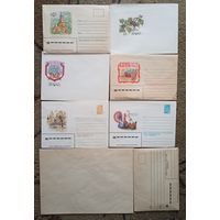 8 почтовых конвертов, СССР