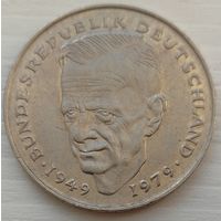 Германия 2 марки 1986  D Курт Шумахер. Возможен обмен