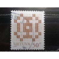 Литва, 1997, Стандарт, орнамент, 50ct