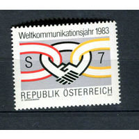 Австрия - 1983 - Всемирный год коммуникаций - [Mi. 1731] - полная серия - 1 марка. MNH.  (Лот 149BC)