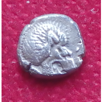 Древняя Греция ИОНИЯ. Милет( 6 в.до.н.э)1.12 статер. рыкающий Лев-Звезда в чеканки