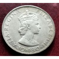 Серебро 0.500! Бермуды 1 крона, 1964