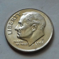 10 центов (дайм) США  2006 D, AU