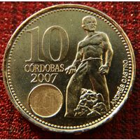 Никарагуа 10 кордоба 2007 г.