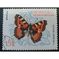 Монголия 1963 бабочка