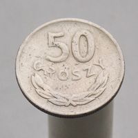 Польша 50 грошей 1949 Медно-никель