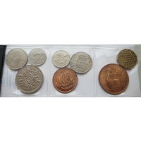 Великобритания набор 9 монет. Распродажа коллекции.