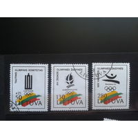 Литва 1992 Олимпмйские игры 1992 года Полная серия Михель-2,5 евро гаш