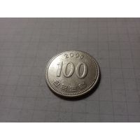 Южная Корея 100 вон 2003 год.
