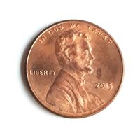 США 1 цент 2015 г.