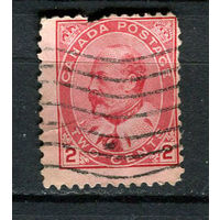Канада - 1903/1912 - Король Эдуард VII 2С - [Mi.78A] - 1 марка. Гашеная.  (Лот 34CJ)