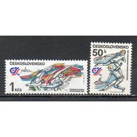 Национальная спартакиада Чехословакия 1985 год серия из 2-х марок
