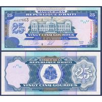 Гаити, 25 гурдов 2000 г., P-266a, UNC*