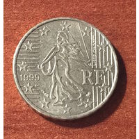 Франция, 10 евроцентов 1999