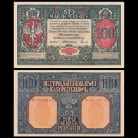 [КОПИЯ] Польша 100 марок 1917г. (водяной знак)