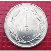 Турция 1 лира 1976 г. #41604