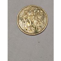 Тринед и Тобаго 10 цент 1990  года .