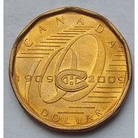 Канада 1 доллар 2009 г. 100 лет хоккейному клубу Монреаль Канадиенс