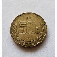 Мексика 50 сентаво, 1998