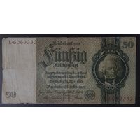 50 марок 1933 года - Германия (Ro.175c) - номер 7 цифр - тип 2 офсет