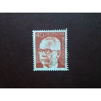 Германия .ФРГ 1971 г. Хайнеман Густав (1899-1976), 3-й Федеральный Президент.