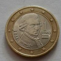 1 евро, Австрия 2011 г., AU