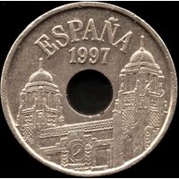 Испания 25 песет 1997 г. КМ 983 (13-13)