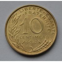 Франция 10 сантимов, 1972 г.