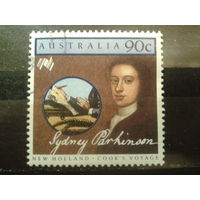 Австралия 1986 Художник, концевая марка серии Михель-1,8 евро гаш.