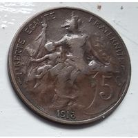 Франция 5 сантимов, 1913 3-12-10