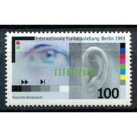 Германия - 1993г. - Международная радиовыставка - полная серия, MNH с отпечатком [Mi 1690] - 1 марка