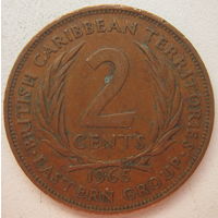 Восточные Карибы 2 цента 1965 г. (gl)
