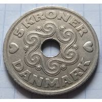 Дания 5 крон, 1990    ( К-7-1 )