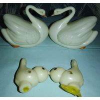 Игрушки "Лебеди". "Птички". Из 70-х. СССР