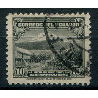 Эквадор - 1934/46г. - вулкан Чимборасо, 10 с - 1 марка - гашёная. Без МЦ!