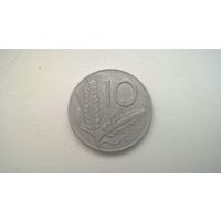 Италия 10 лир, 1955г. (D-84)