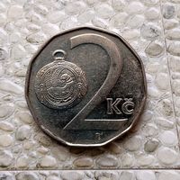 2 кроны 1993 года Чехия. Чешская Республика.