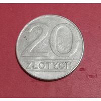 20 злотых 1989г. Польша