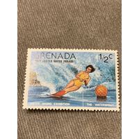 Гренада 1977. Водный спорт. Водные лыжи. Марка из серии