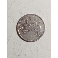 Словакия 5 крон 1995 года .