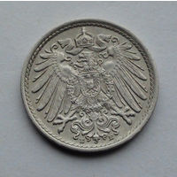 Германия - Германская империя 5 пфеннигов. 1913. E