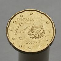 Испания 20 евроцентов 2017 ( 3-й тип )