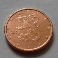 1 евроцент, Финляндия 2004 г., AU