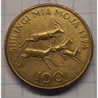 Танзания 100 шиллингов 1994г.km32