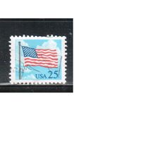 США-1988, (Мих.1976),  гаш., Стандарт, Флаг (одиночка),