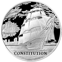 Конститьюшн (Constitution). Парусные корабли, 20 рублей 2010