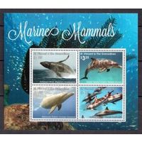 2016 Сент-Винсент Гренадины 7666-7669KL Морская фауна - Дельфины, Киты 12,00 евро