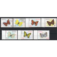 Бабочки Монголия 1963 года серия 7 марок