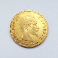 10 франков Наполеон III. Франция 1857г.