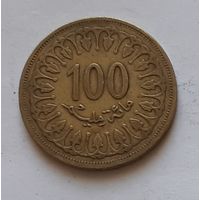100 миллим 1996 г. Тунис